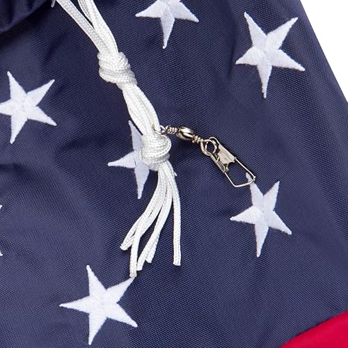 Miniatura 3 de USA Liberty Flowers Windsock  Decoración patriótica duradera para colgar al aire libre  patio, jardín, patio  48 pulgadas