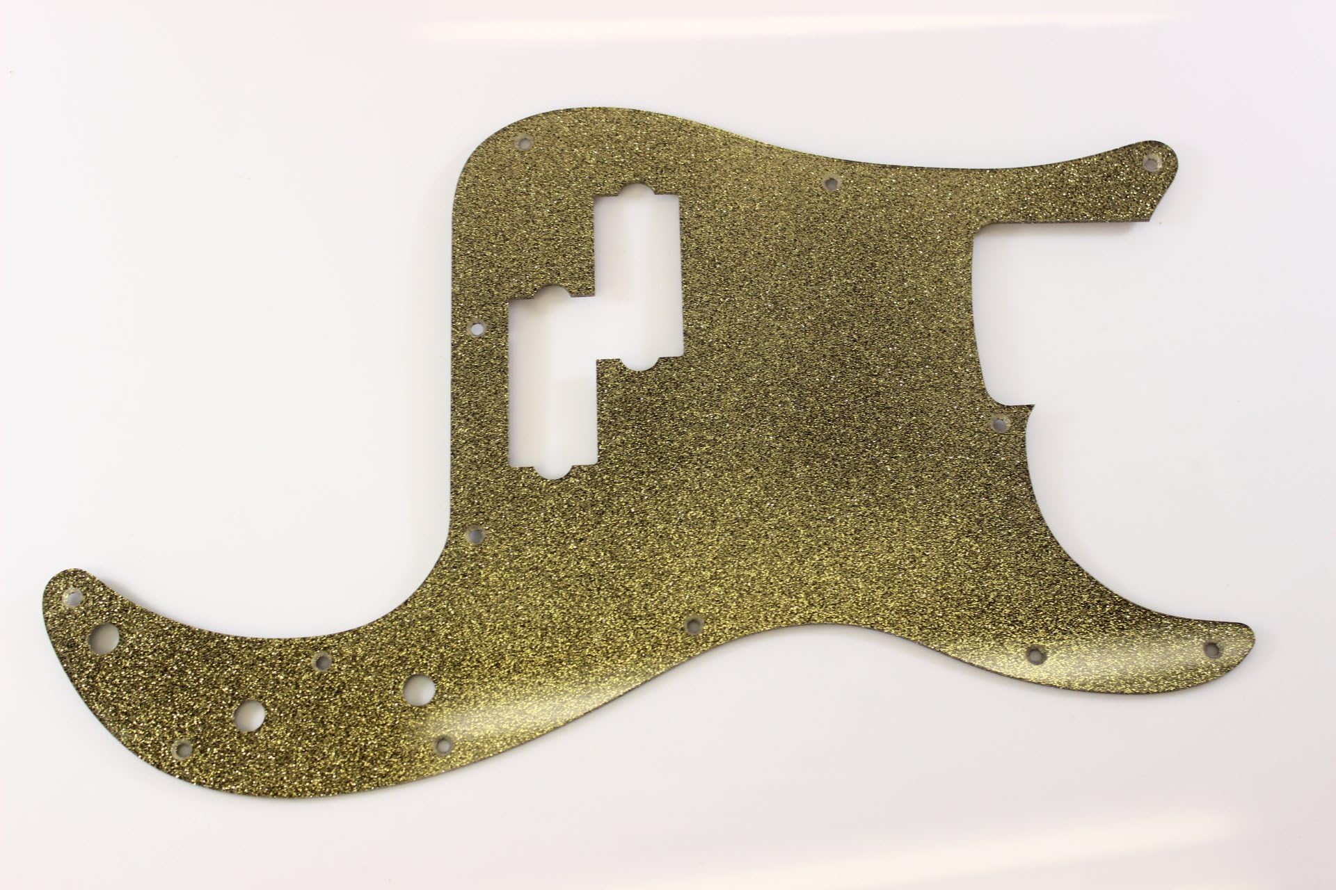 Gold Sparkle Glitter Pickguard Fits Fender P Bass