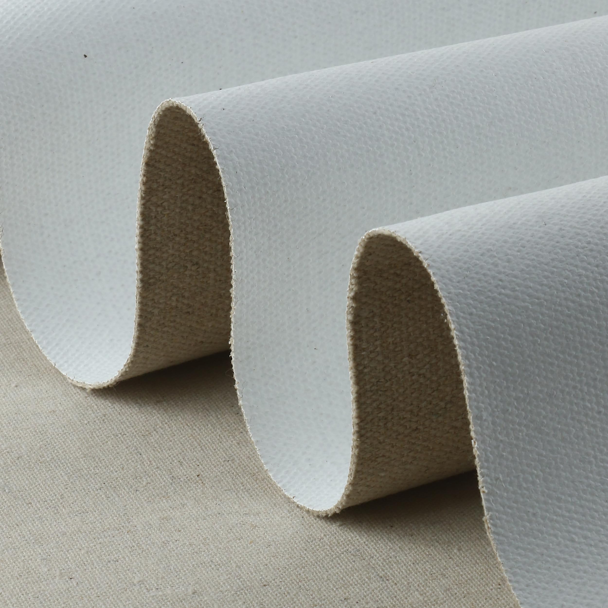 Lienzo sobre rollo de lino de 587 g/m² de lino, 80 cm de ancho, rollo de 3 m