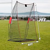 Vista 2 de Football Kicking Cage Net - Heavy Duty Portable Training Net with Steel Frame for Backyard Indoor Outdoor Field Goal Training & Punting Passing