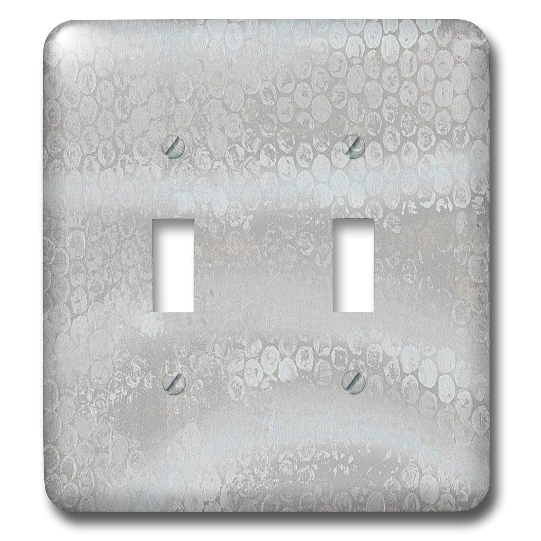 Double interrupteur à bascule pour rénover un mur blanc et effacer les traces