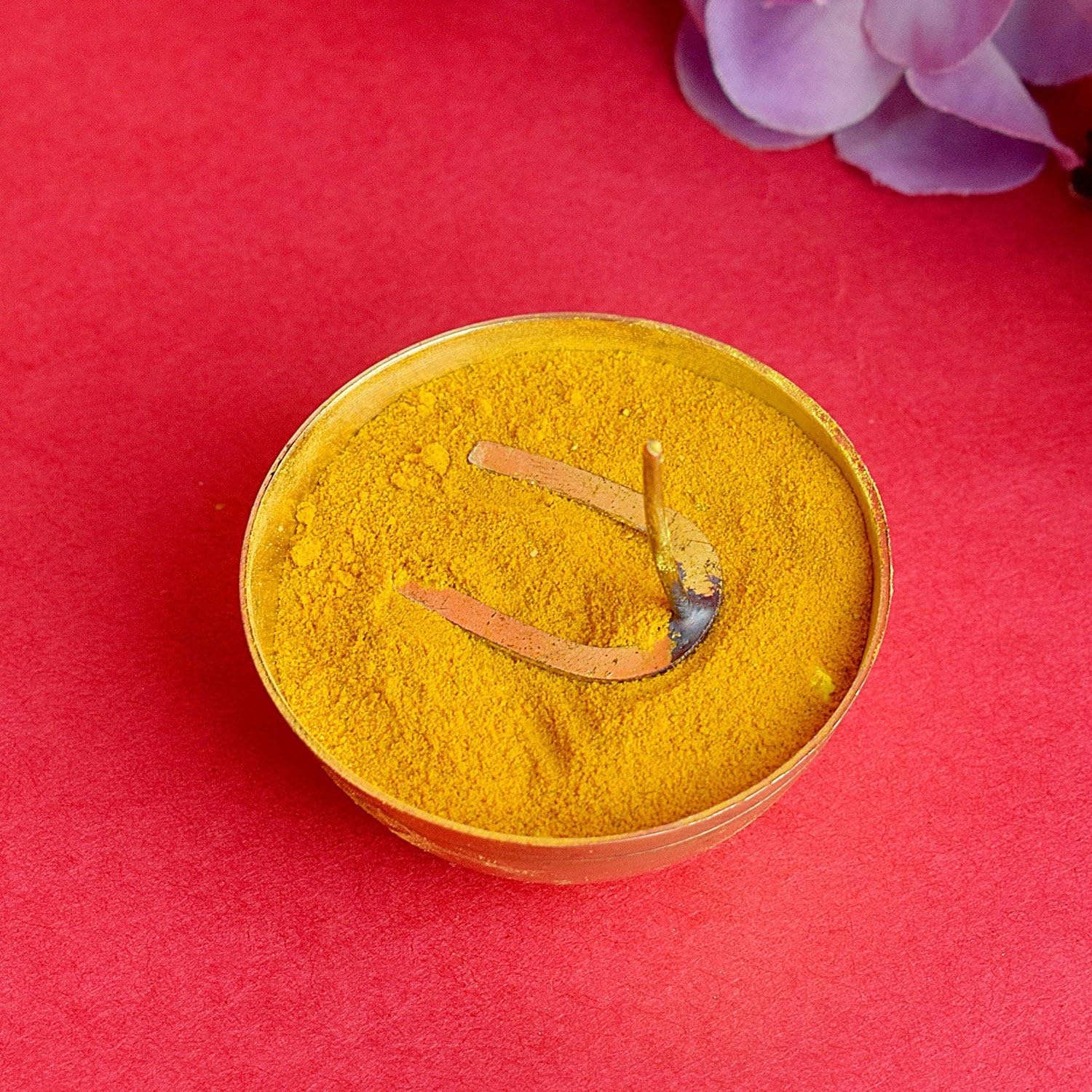 SATVIK Set of 2 - (25gmx2) Ashtagandha Chandan Tikka Powder | Traditional Kesar Tilak Roli for Pooja, Festivals & Ritual Use