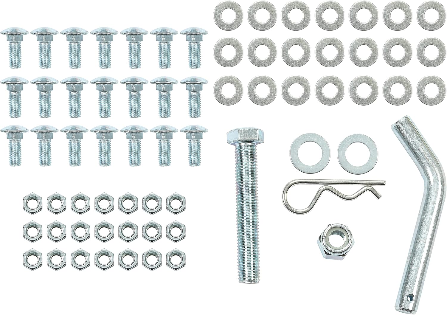 ECOTRIC 60" Landscape Rake, 3 Point Hitch System Fit for 2 Inch Receiver,Adjustable Lawn Dethatcher Rake Attaches to 48" or 60" for Grass, Leaves, Debris, Leveling Dirt and Gravel