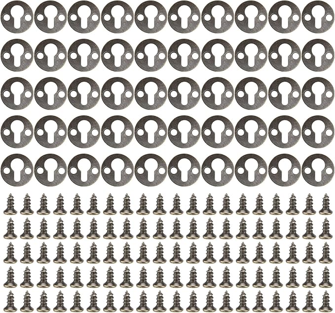 Mokernali Keyhole Hanger, Keyhole Shelf Hanger, 50 Pieces