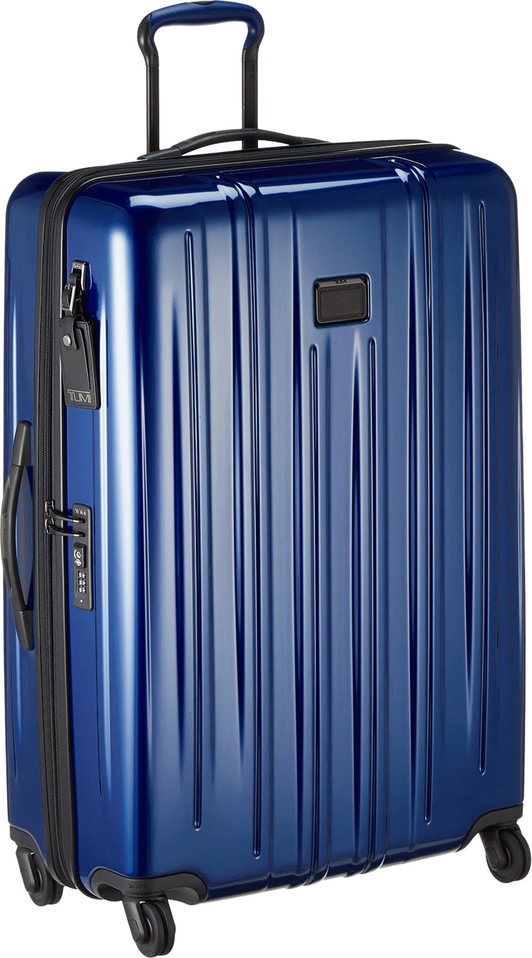 TUMI - V3 Extended Trip Expandable Packing Case Large Suitcase - Hardside Luggage for Men and Women - Deep Blue