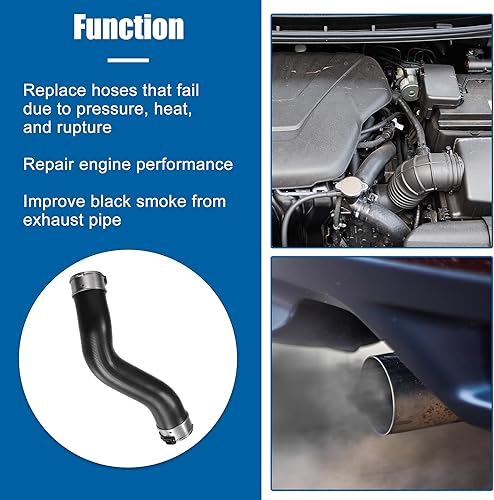 Miniatura 3 de uxcell Car Turbocharger Intercooler Outer Hose No.14463-4KV0A for Nissan NP300 D40 D23