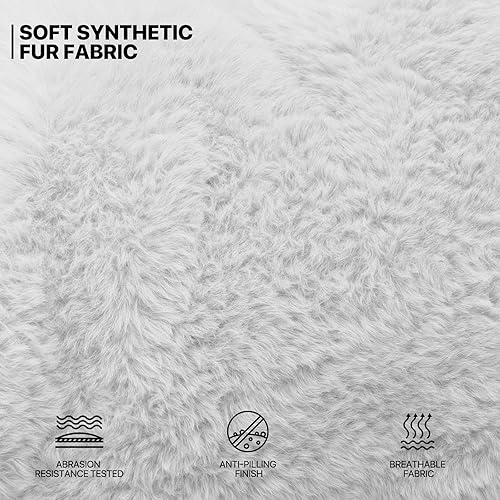 Miniatura 5 de MoNiBloom Silla cuadrada plegable de piel sintética para dormitorio, sala de estar, dormitorio, marco de metal plegable, de gran tamaño, cómoda,