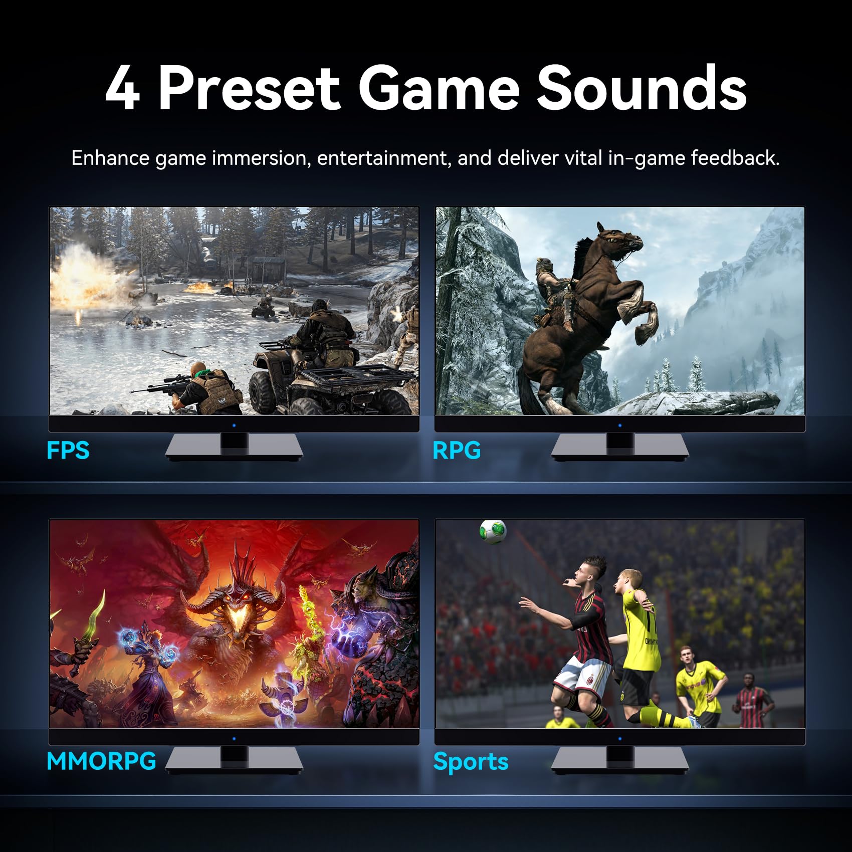 VENTION Tarjeta de sonido USB externa 7.1 DAC para juegos, sonido envolvente virtual 7.1, 24 bits/192 KHz, sistema de luz RGB, amplificador de audio para juegos compatible con PS5, PS4, Xbox One,