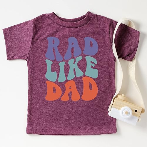 Miniatura 4 de Rad Like Dad Groovy - Traje para el día del padre para bebés y niños pequeños, niños y niñas