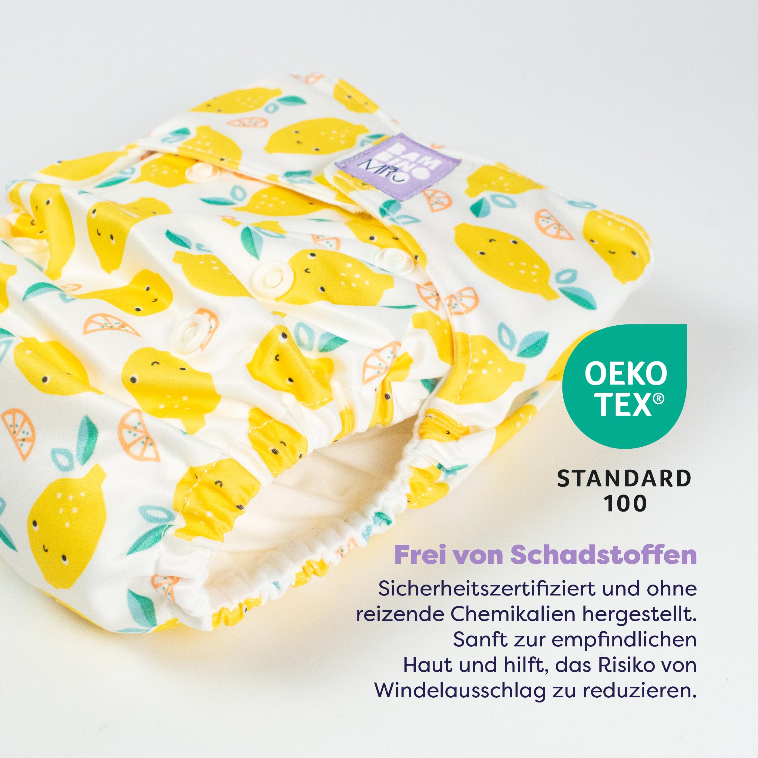 Bambino Mio 5er-Pack Miosolo Classic All-in-One Stoffwindel waschbare Windeln Einheitsgröße verstellbare Druckknöpfe saugfähig wiederverwendbare Babywindeln