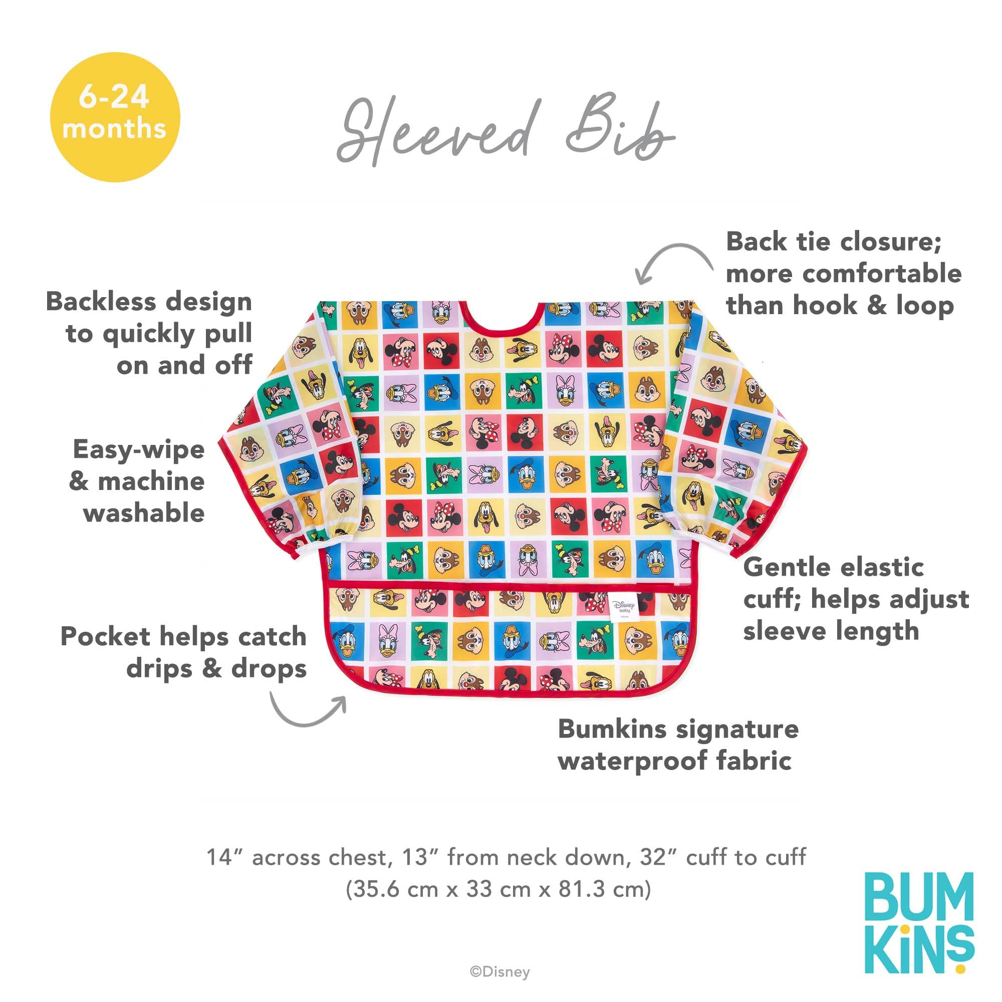 Bumkins Sleeved Bib Baberos Unisex bebé