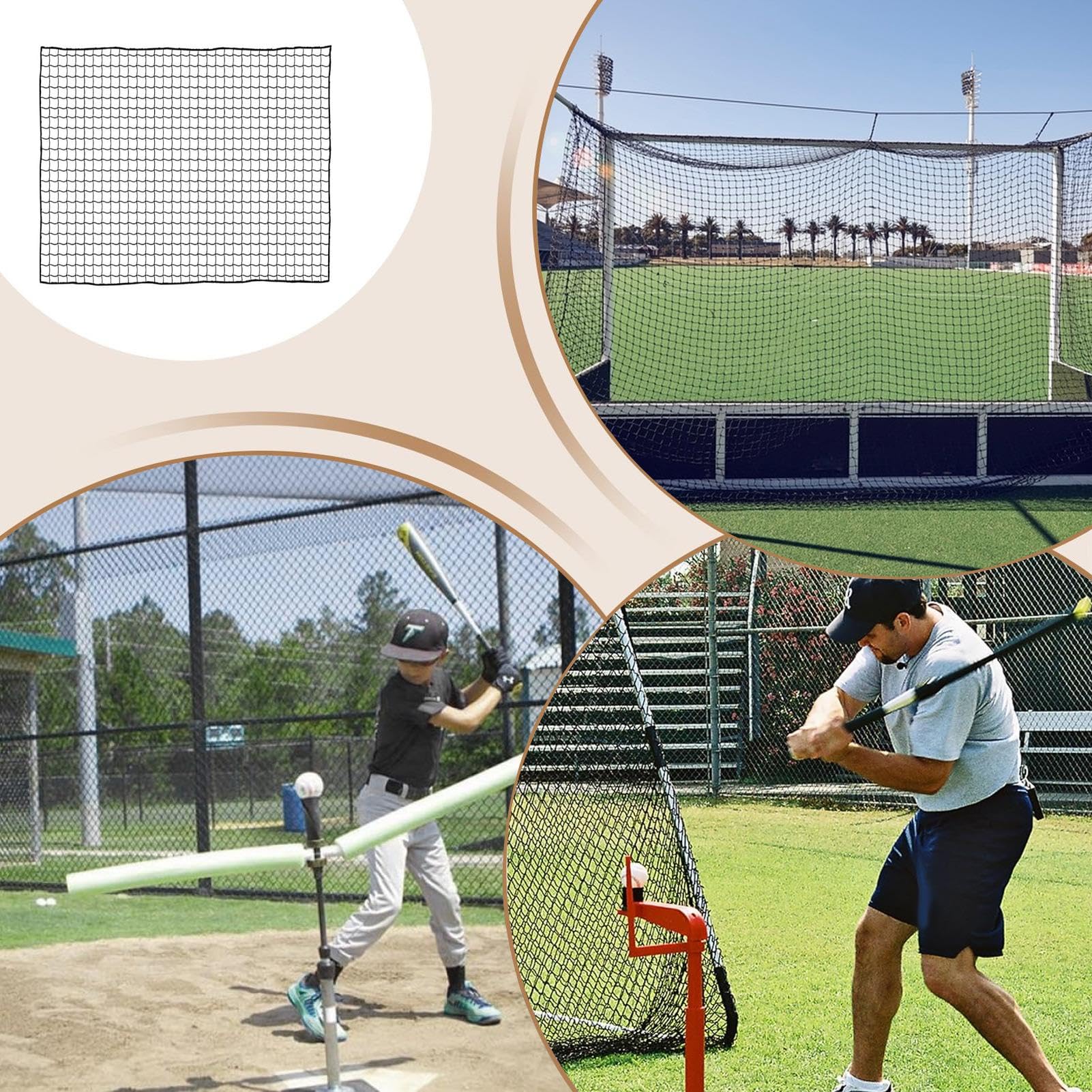 Baseball schlägt Netz, Softball -Schlagen NET Softball -Übungsnetz