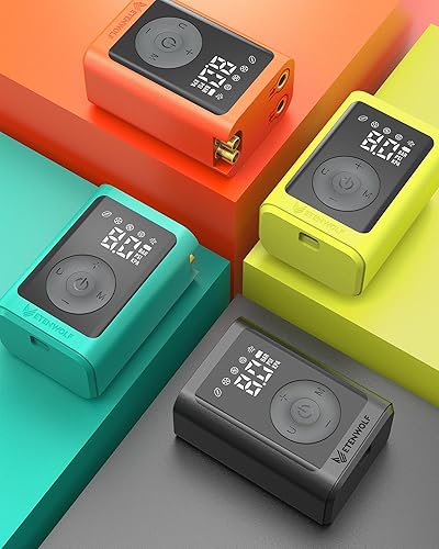 Miniatura 8 de ETENWOLF P300 Plus Ball Pump, Electric Basketball Pump Inflation and Deflation, with 3200 mAh Rechargeable Battery, Air Pump for All Sports Balls