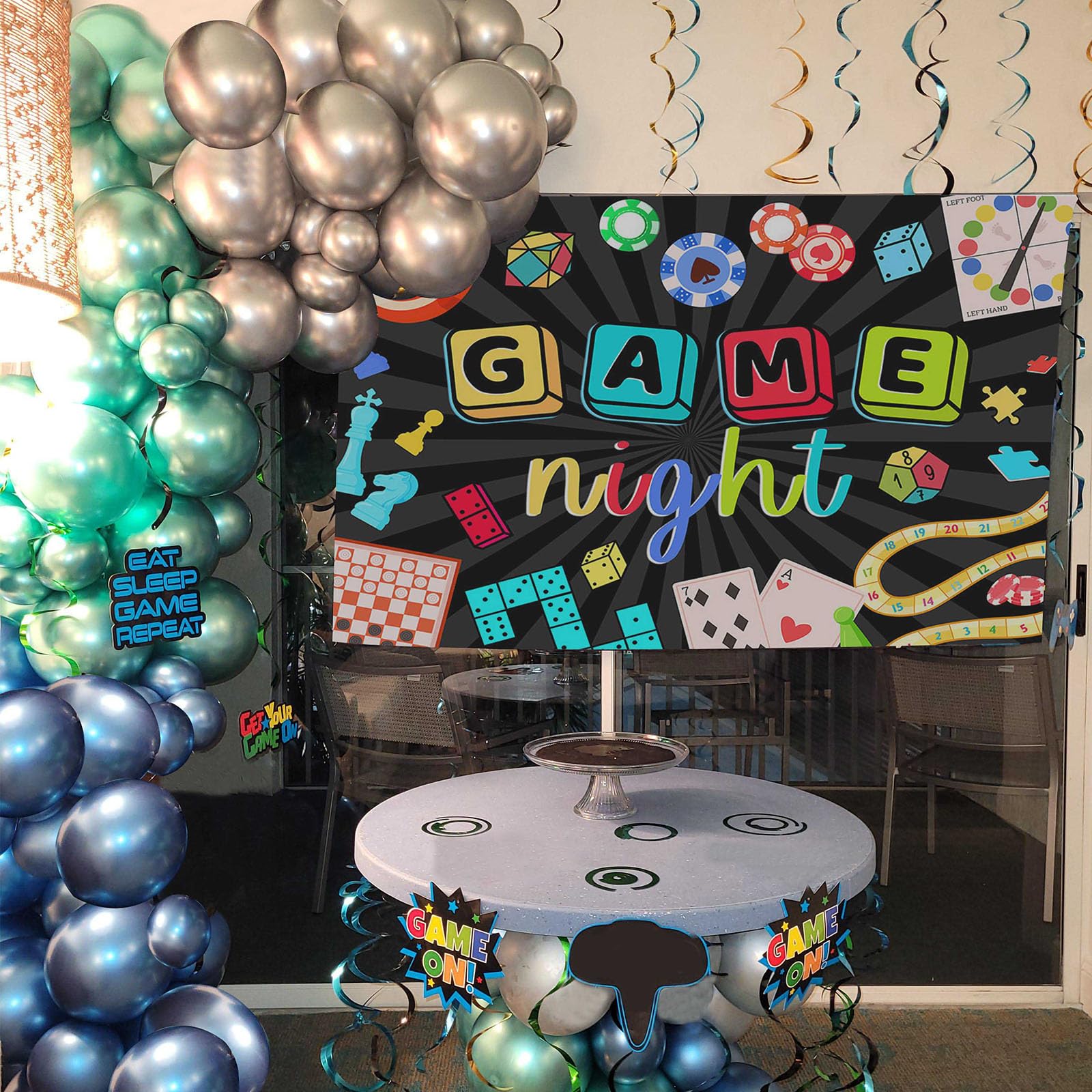 Family Game Night PRINTABLE Party Decorations, Board Games - View #4