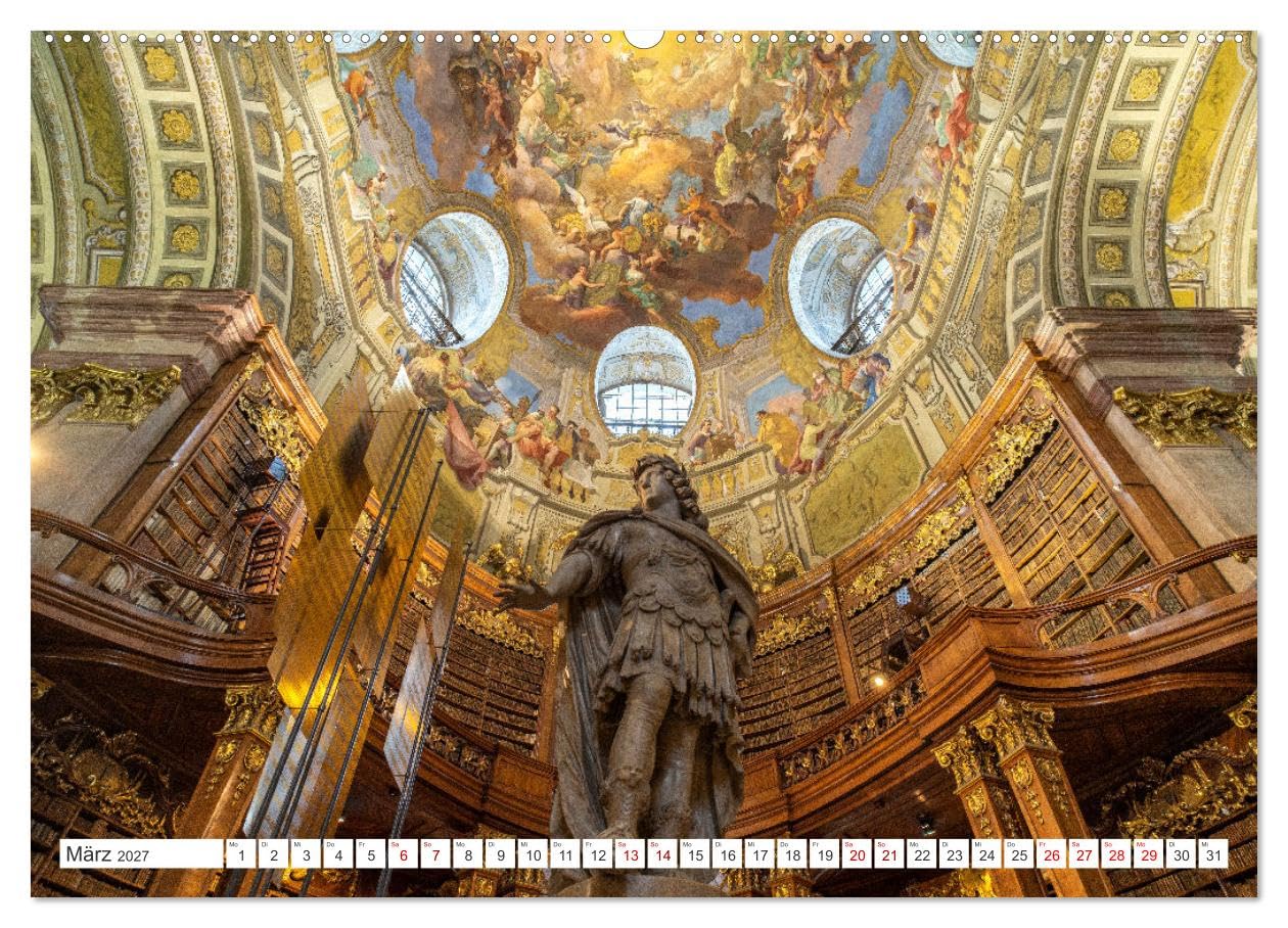 CALVENDO - Österreich - Wien (Wandkalender 2027 DIN A2 quer), Monatskalender: Die faszinierende österreichische Hauptstadt in einem Kalender vom Reisefotografen Peter Schickert.