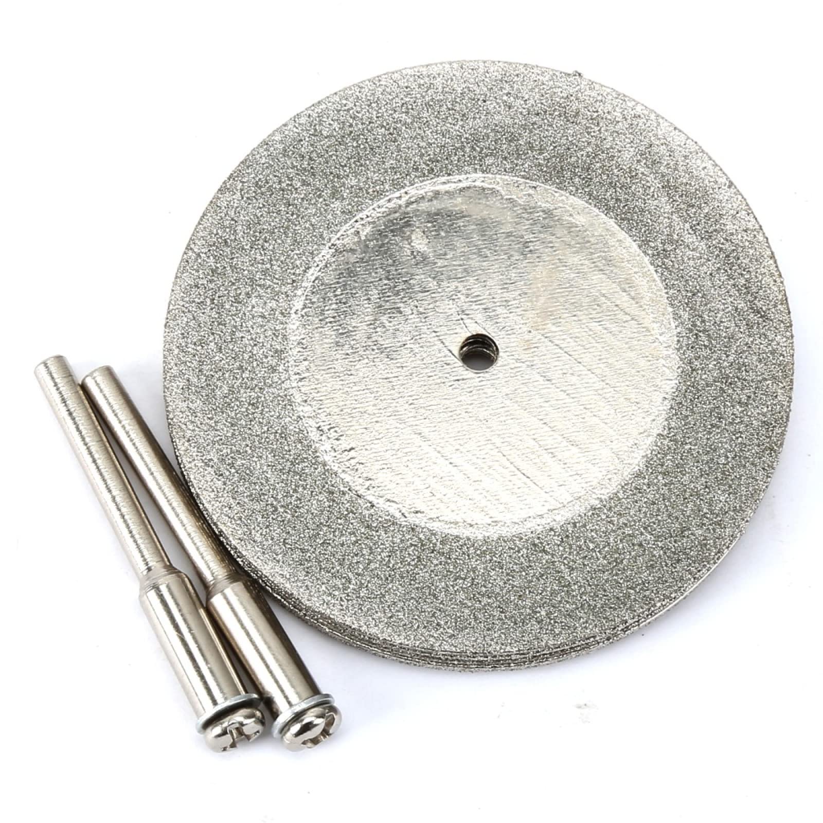 Dischi Da Taglio 3 Pezzi Diamantati Brasati Sotto Vuoto For Incisione Lama For Speleologia Flangia Rimovibile M14 58 Mini Disco Abrasivo Cemento Piastrelle Di Ceramica(2 Blades And Flange,M14-50MM - Foto 4