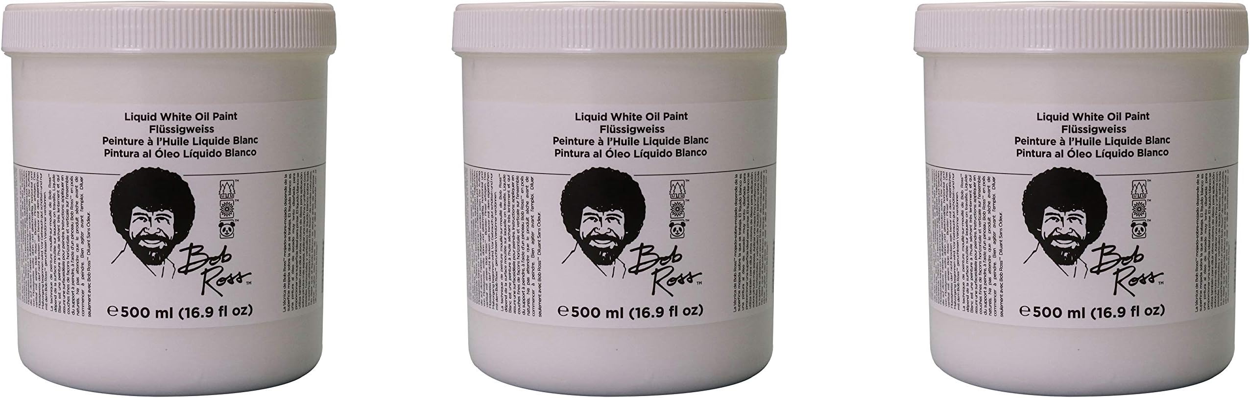 Bob RossR6214 473-Ml Liquid White - 16oz 3-Pack