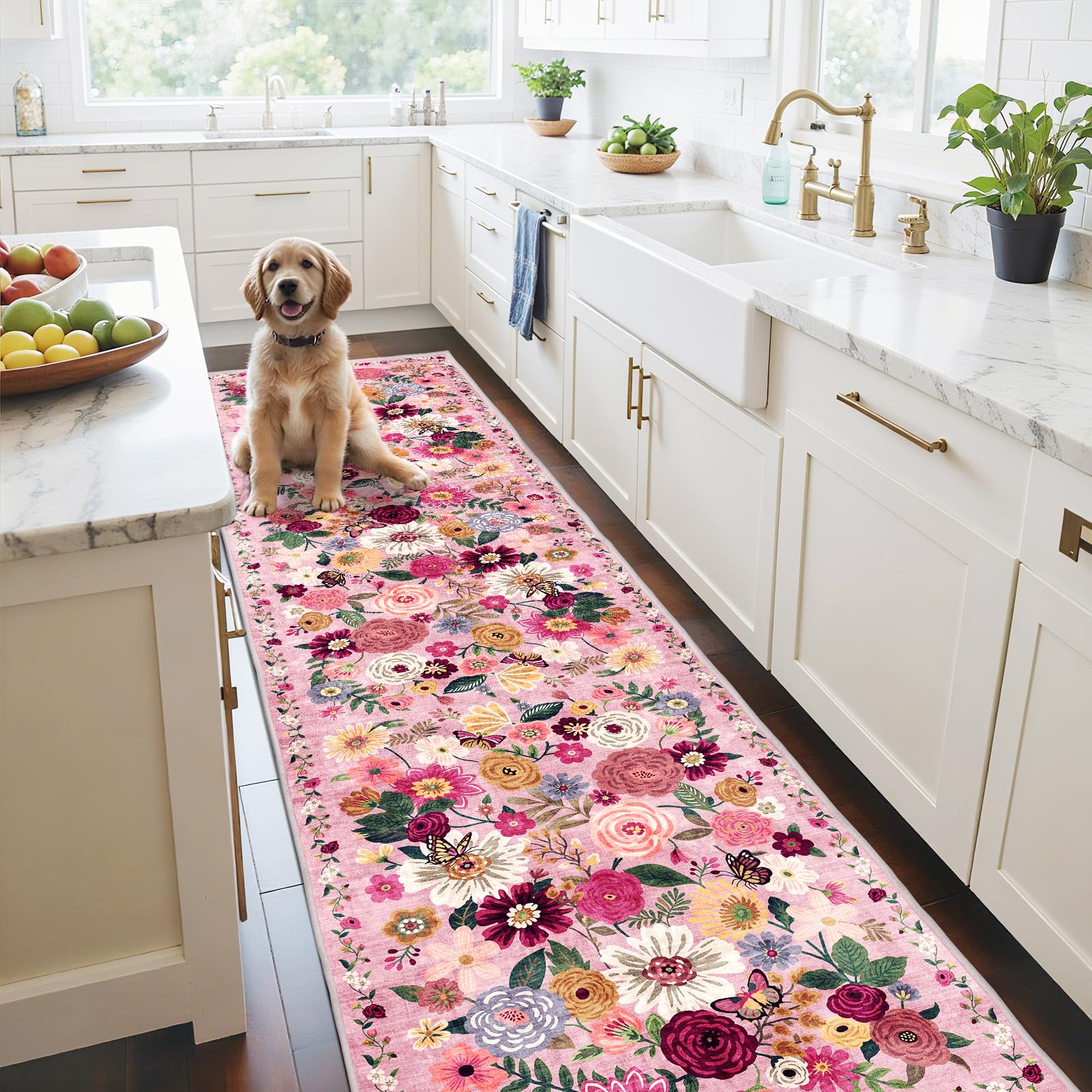 Babovid Pink Garden Runner 2x10