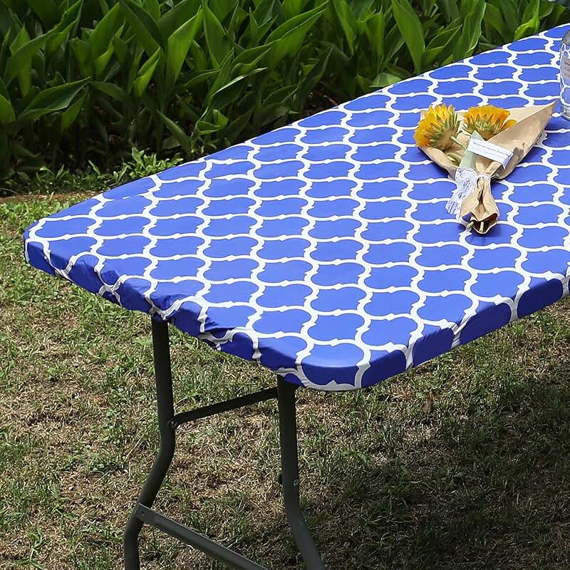 fitted elastic tablecloth