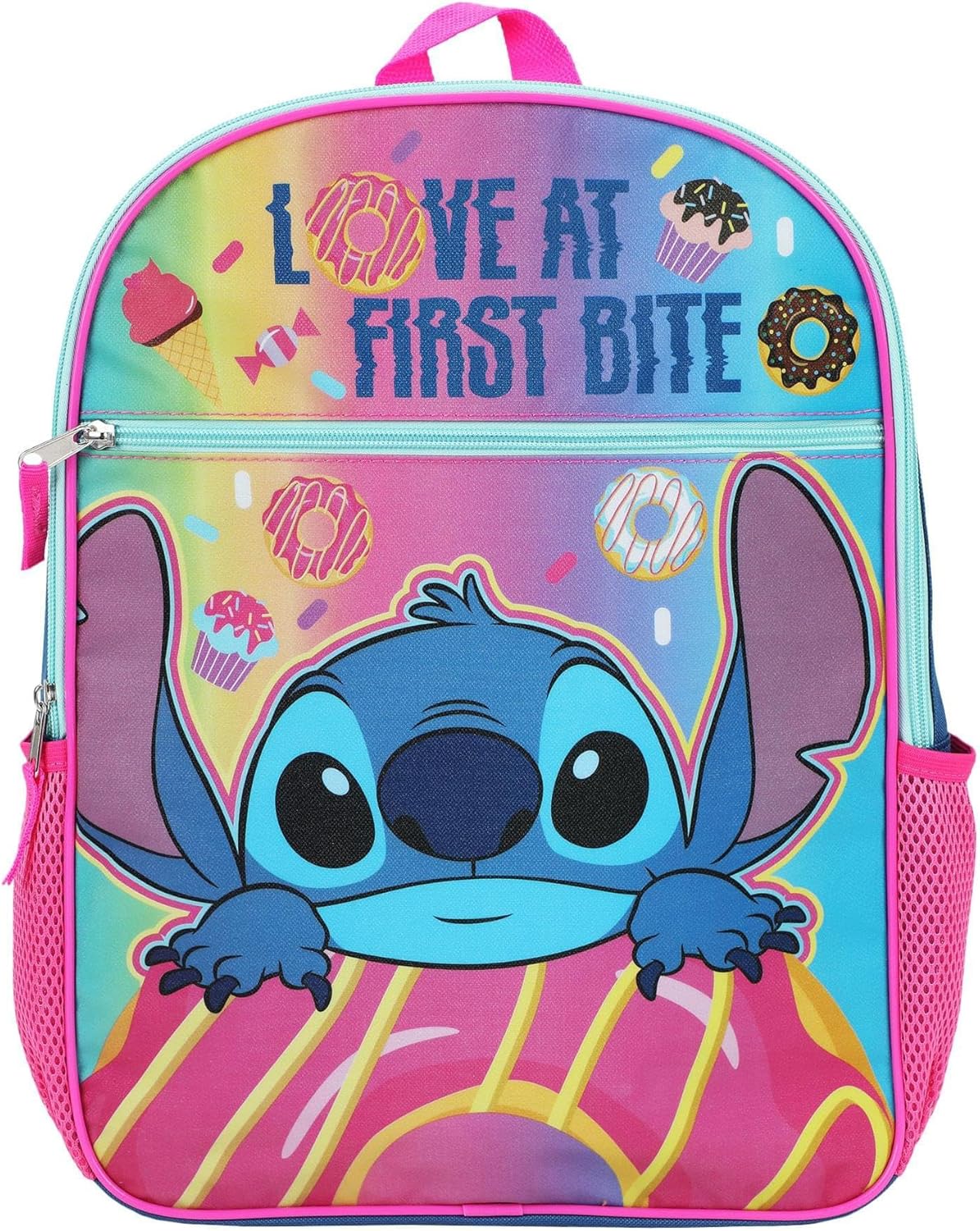 Disney Stitch Love At First Bite 16 Inch Backpack