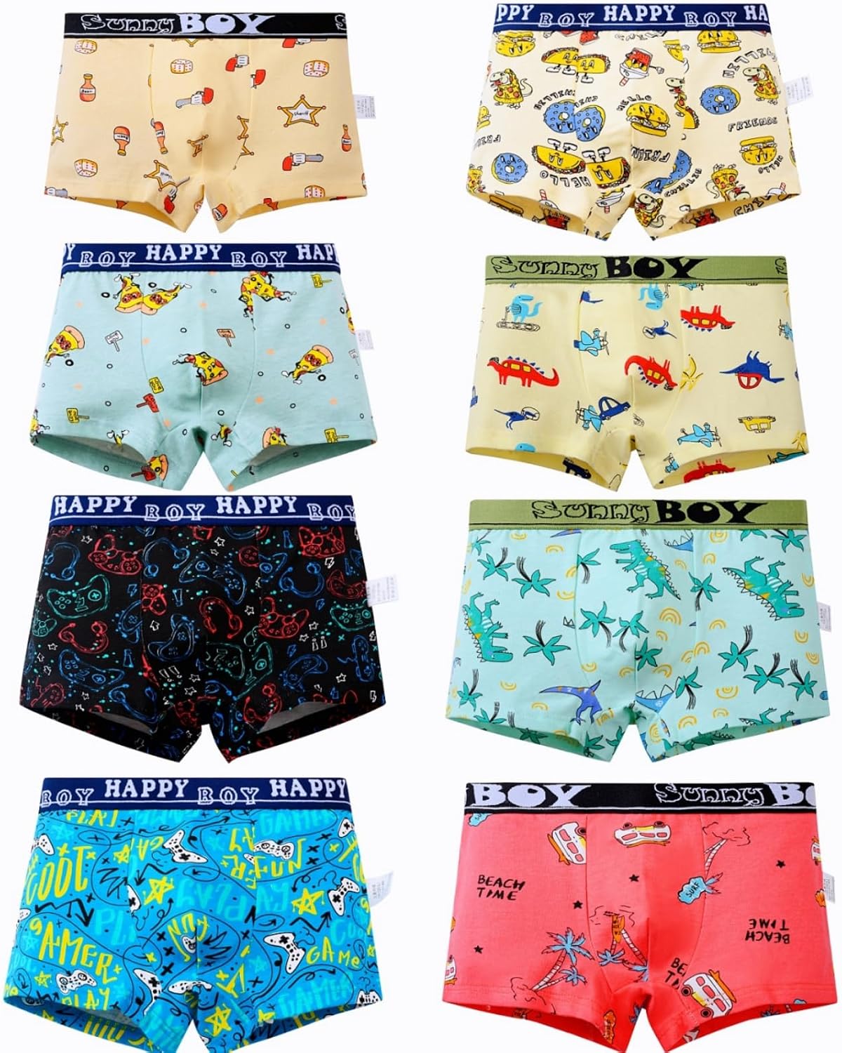 Boys Underwear,Toddler Boys Boxer Shorts Briefs