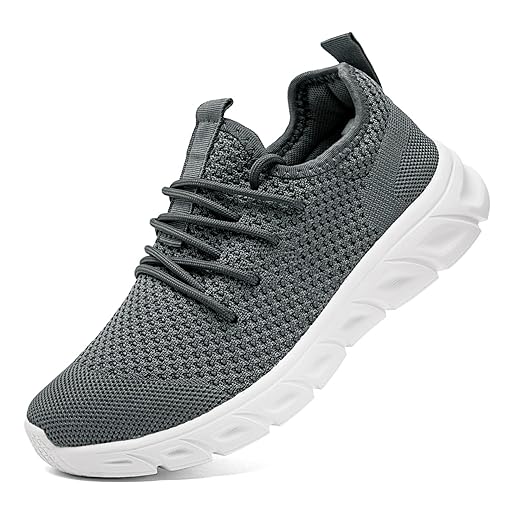 Running Shoes for Men Women Slip on Unisex Walking Tennis Non-Slip Work Shoes Lightweight Breathable Athletic Workout Gym Sneakers Casual Fashion Sneakers