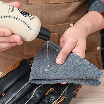 Rhino Wax Baseball Glove Care & Maintenance Kit with Oil & Conditioner | Maintain baseball gloves with premium oil and conditioner that preserve glove quality, flexibility and extend glove life.