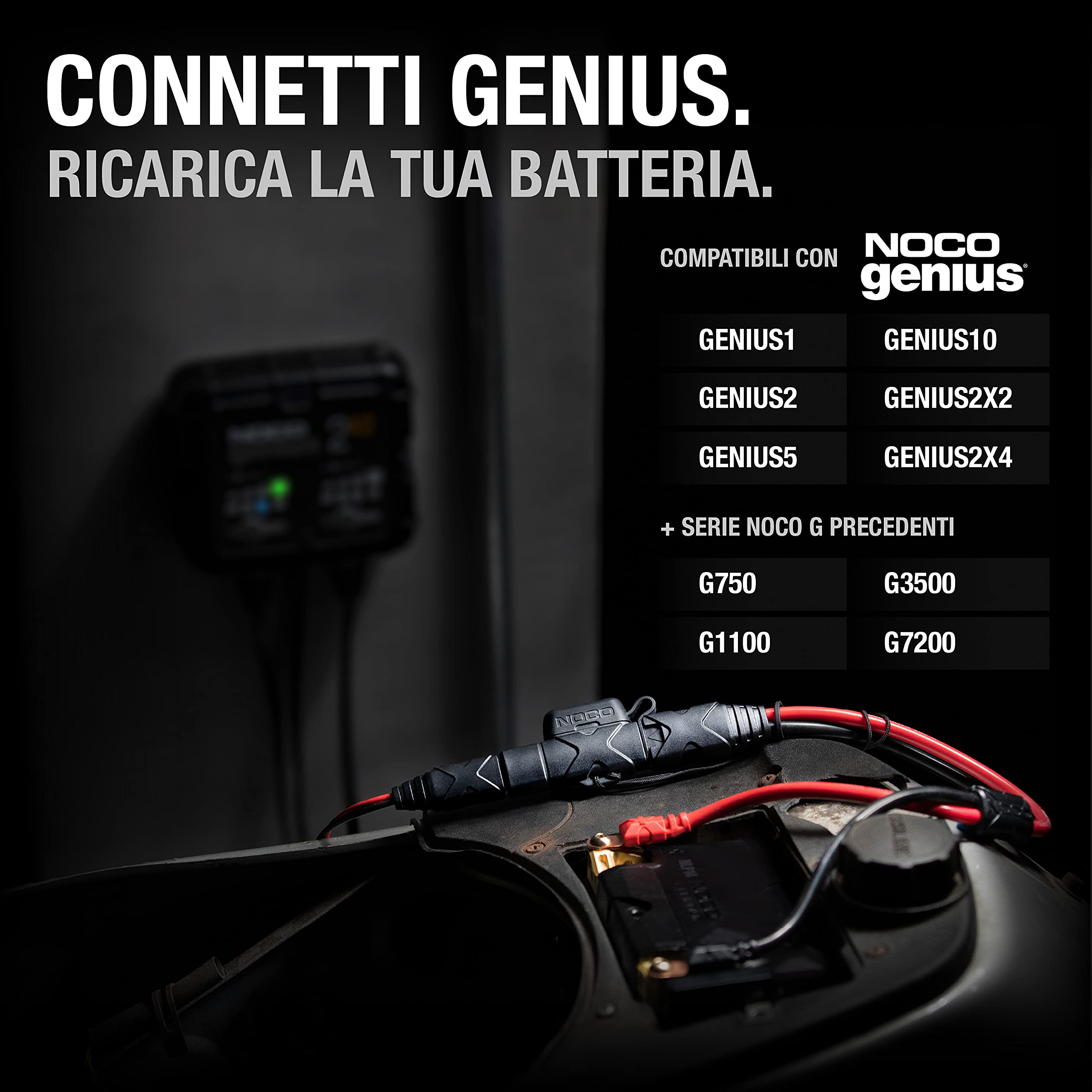 NOCO GBC007 Cavo di Prolunga con Adattatore X-Connect da 47 Centimetri per Dispositivi di Avviamento di Emergenza Boost UltraSafe al Litio GB20, GB40, GB50 e GBX45