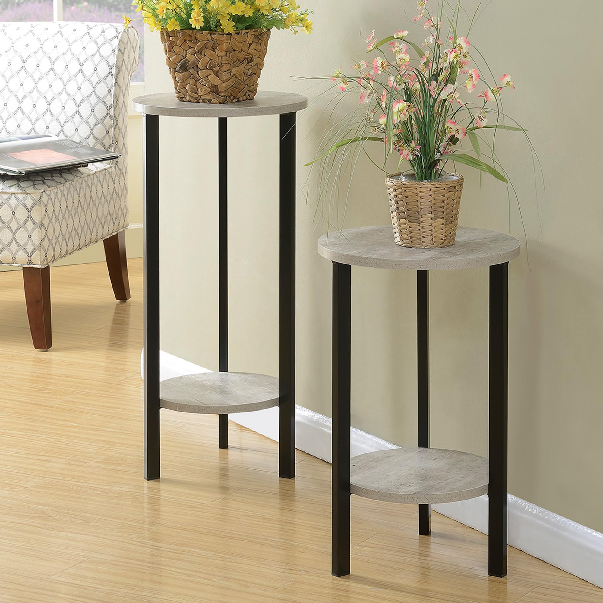 Convenience Concepts SoHo Librería, Abedul Sintético Vidrio – Yaxa Guateala