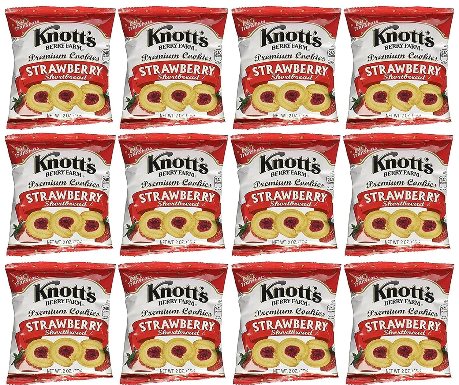 Generic knotts Shortbread Bite Sized Cookies (Strawberry)