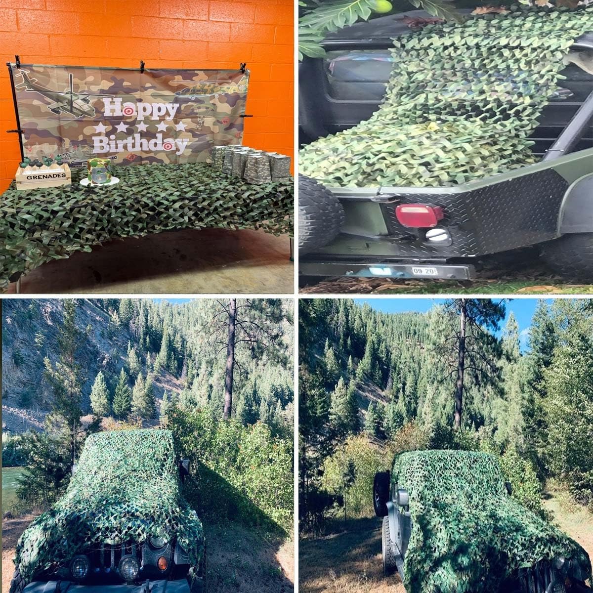Tarnnetz Camouflage Net Sonnenschutznetze Partydekoration Tarnung Sonnenschutz Net Sichtschutz Marine Tarnung 13x15cm