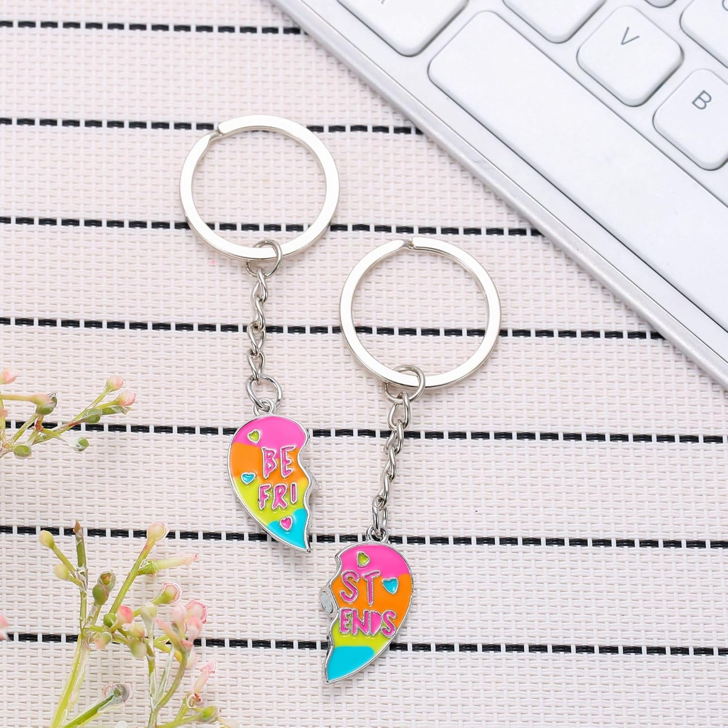 Best Friends Keychain Gifts For Best Friends Matching Friendship Gifts - Image 3