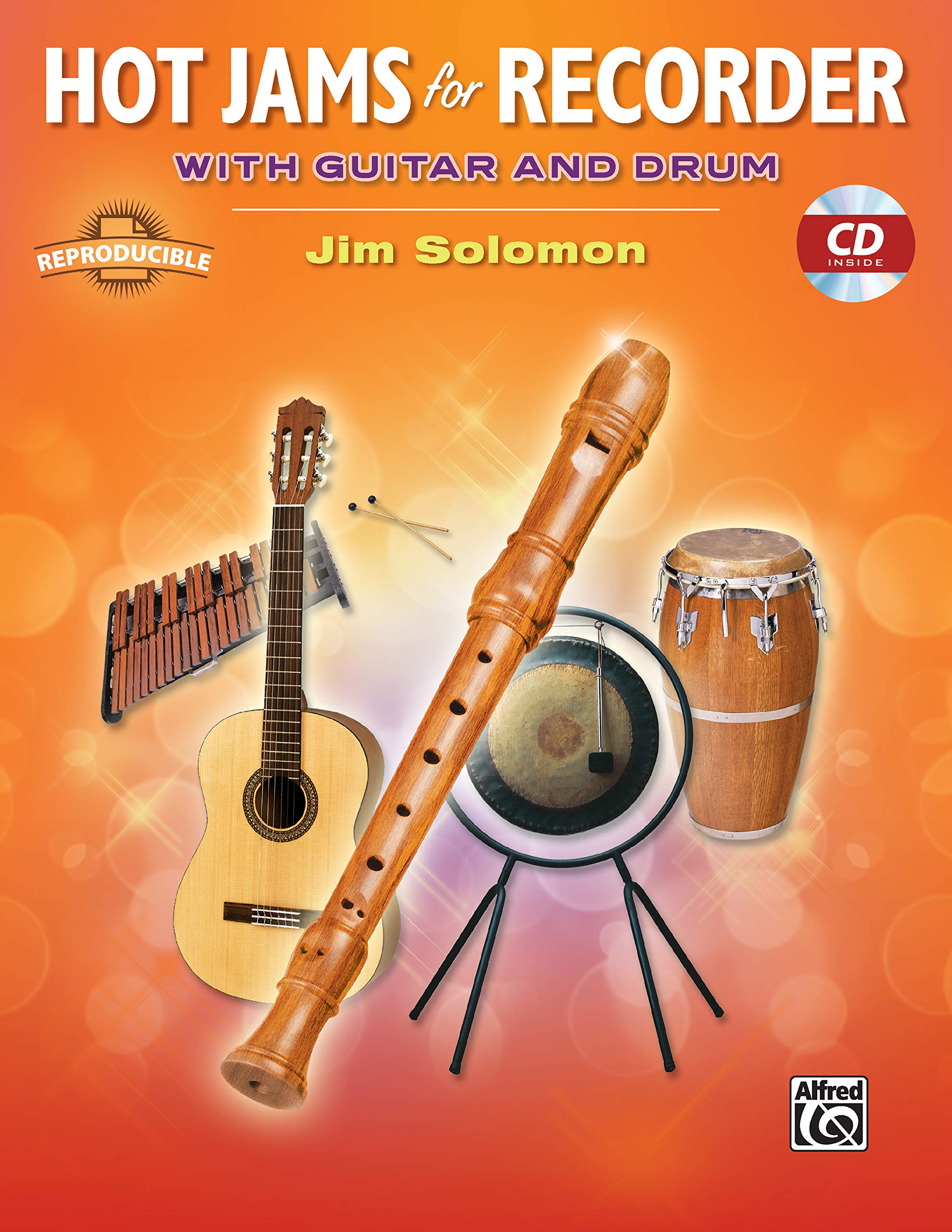 Hot Jams for Recorder: With Guitar and Drum, Book & Online Audio