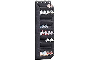 SLEEPING LAMB Over-the-Door Shoe Organizer for Space-Saving Storage