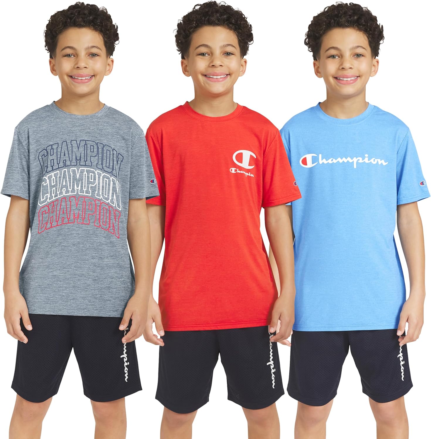 Champion Boys Athletic Shirts Kids Activewear