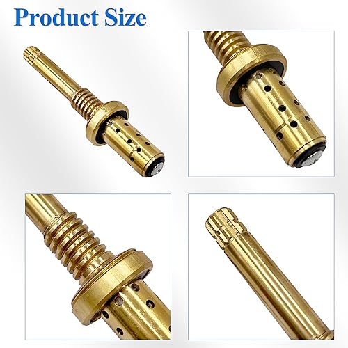 Miniatura 3 de Conjunto de husillo C-5, compatible con válvula de bañera y ducha modelo MO de Symmons.