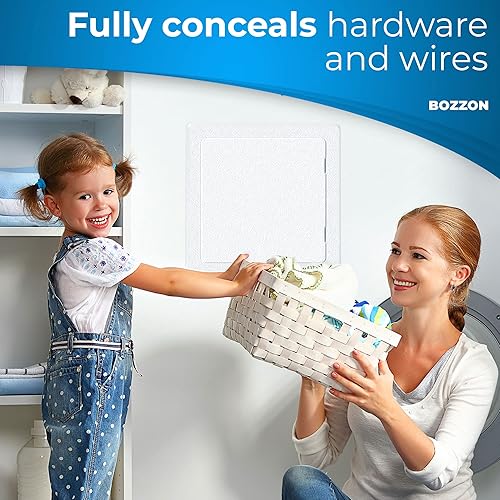 Miniatura 7 de Panel de acceso para paneles de yeso, 10 x 10 pulgadas, cubierta de orificio de pared, puerta de acceso, panel de acceso de fontanería para paneles