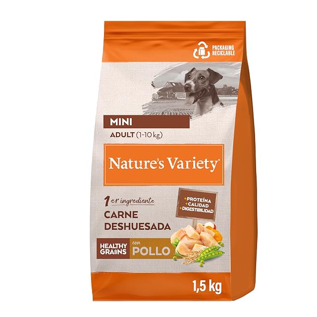Nature's Variety - Pienso para perros adultos minis Nature's Variety Healthy Grains pollo
