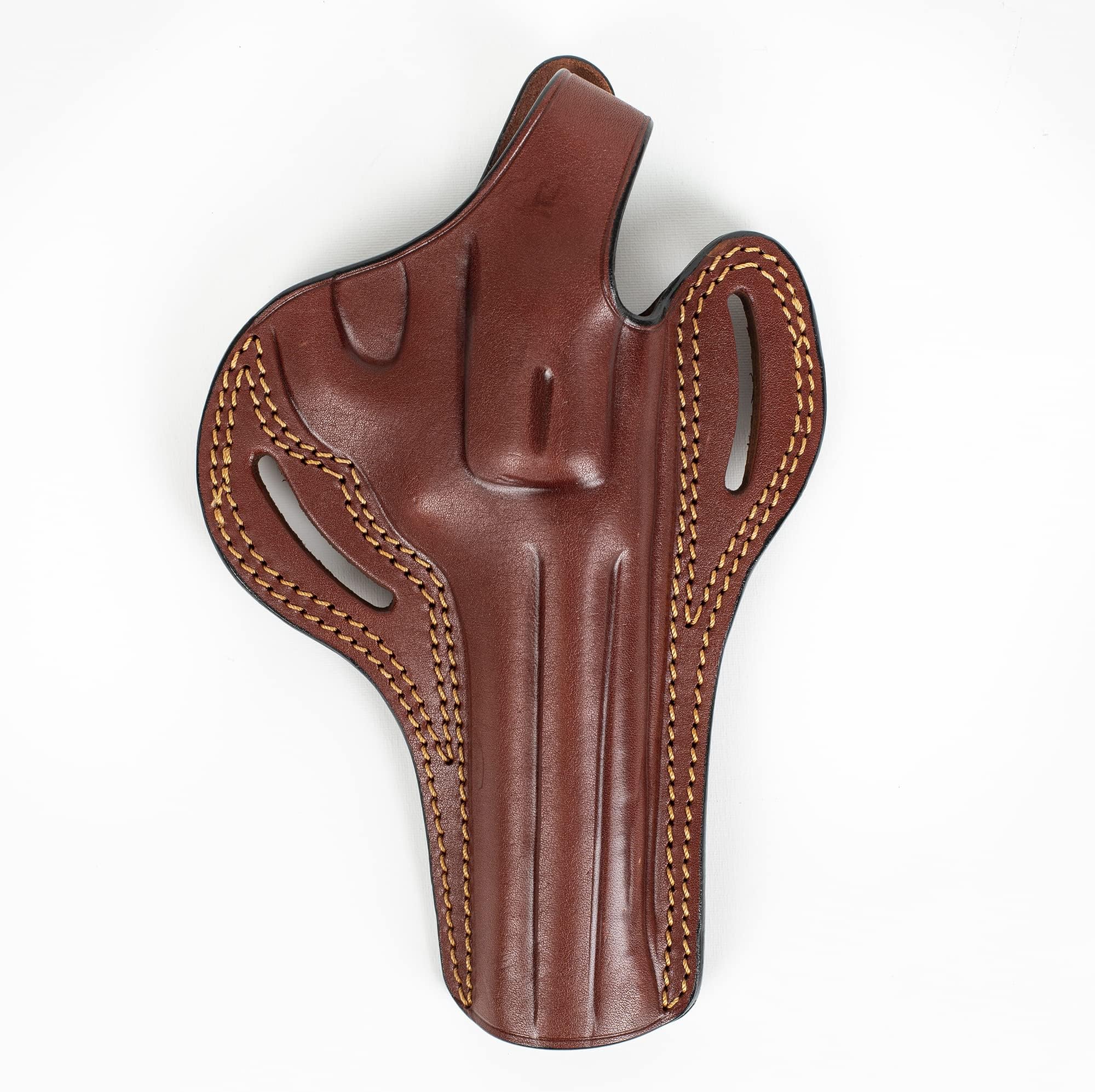 EDS Holster for Smith & Wesson L Frame 686 Revolver 6 inch 357 Magnum 6-7 Shot OWB Leather Gun Holster