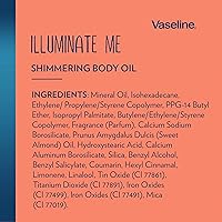 Vista 12 de Vaseline Illuminate Me - Aceite corporal brillante creado para pieles ricas en melanina, ilumina la piel con un toque final de brillo para una piel