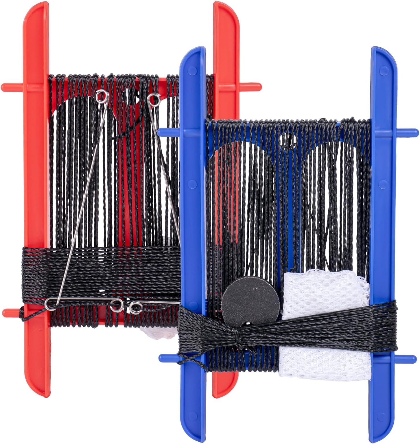 SF Crab Hand Line for Crabbing Colorful Frame with 13M Line, Bait Bag, 0.79oz Weight Block, Crab Fishing Line Catch Fish Prawn Crayfish Lobster
