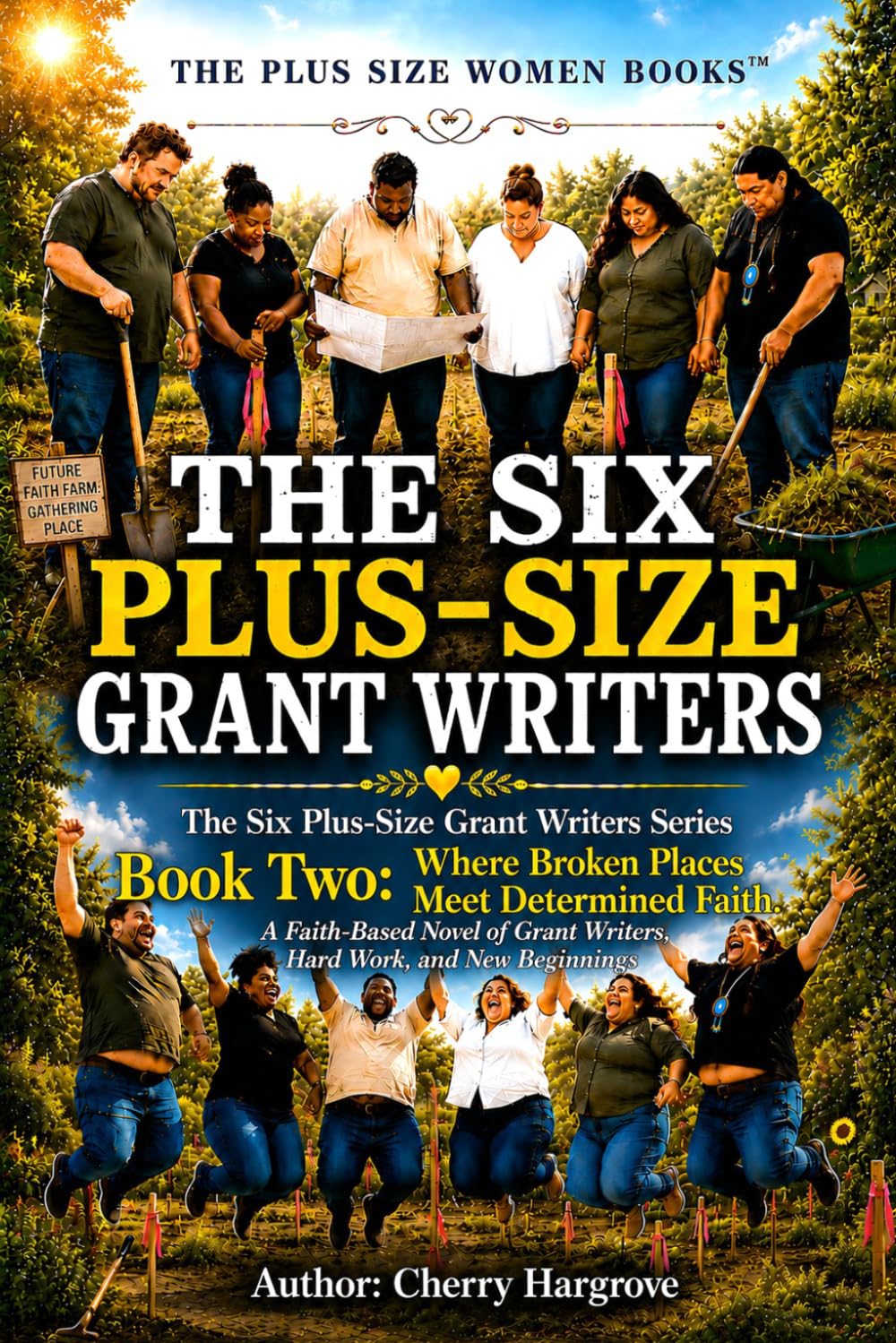 The Six Plus-Size Grant Writers: Book Two: Where Broken Places Meet Determined Faith