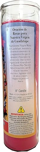 Miniatura 2 de Virgen de Guadalupe Virgen de Guadalupe) Vela Devocional Perfumada Color Rosa