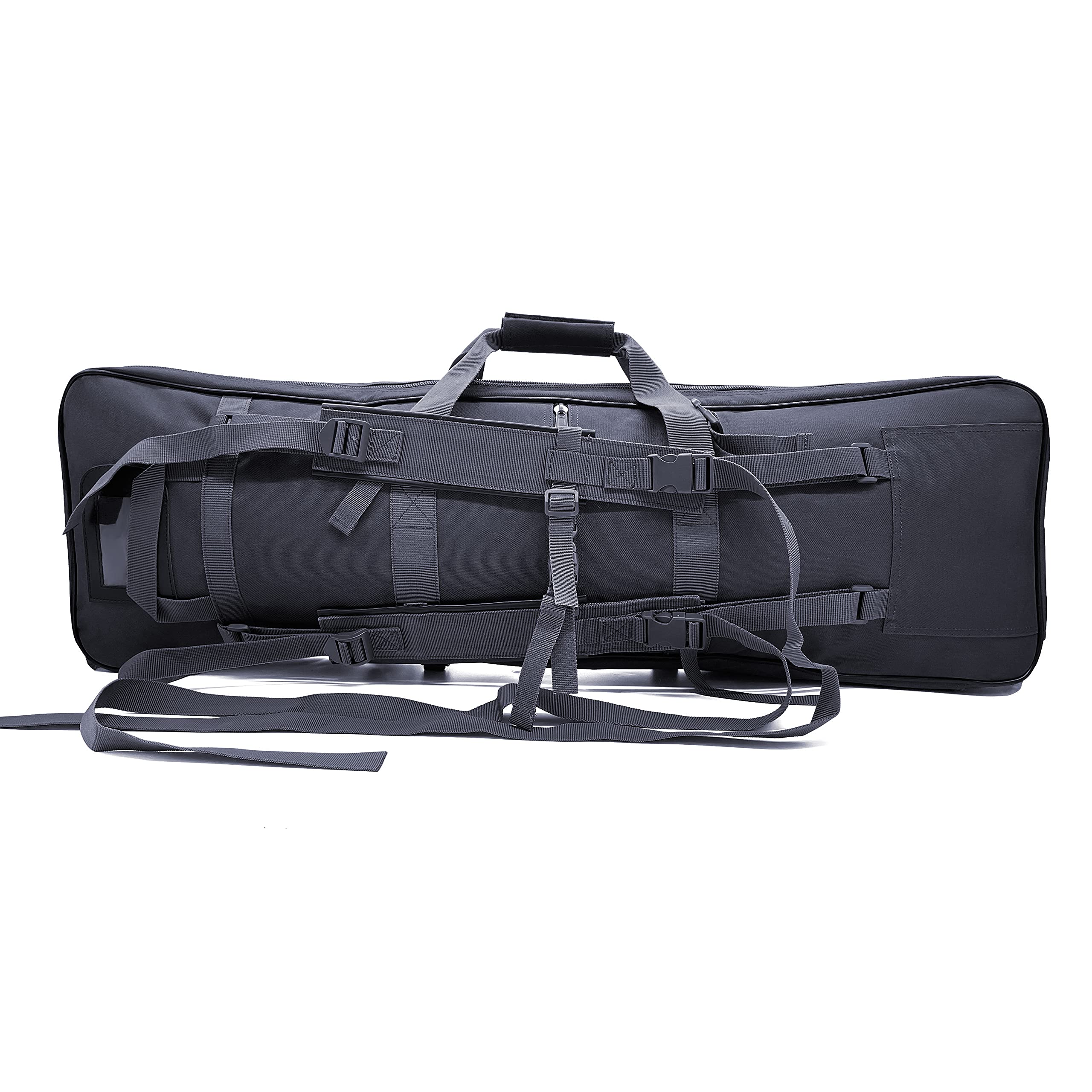 Alephnull Fodero Fucile da Caccia Custodia Fucile 120/100 / 85 cm Borsa per armi lunghe Custodia tattica Armi lunghe Zaino per fucile Custodia morbida per fucile