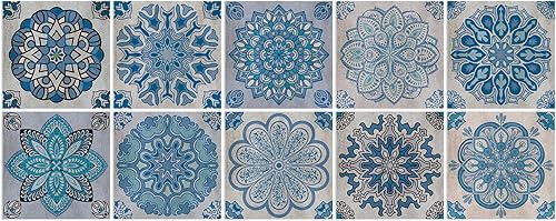 24 calcomanías para azulejos para despegar y pegar, pegar en azulejos en muro para cocina, azulejos de pared, azulejos de baño, calcomanías