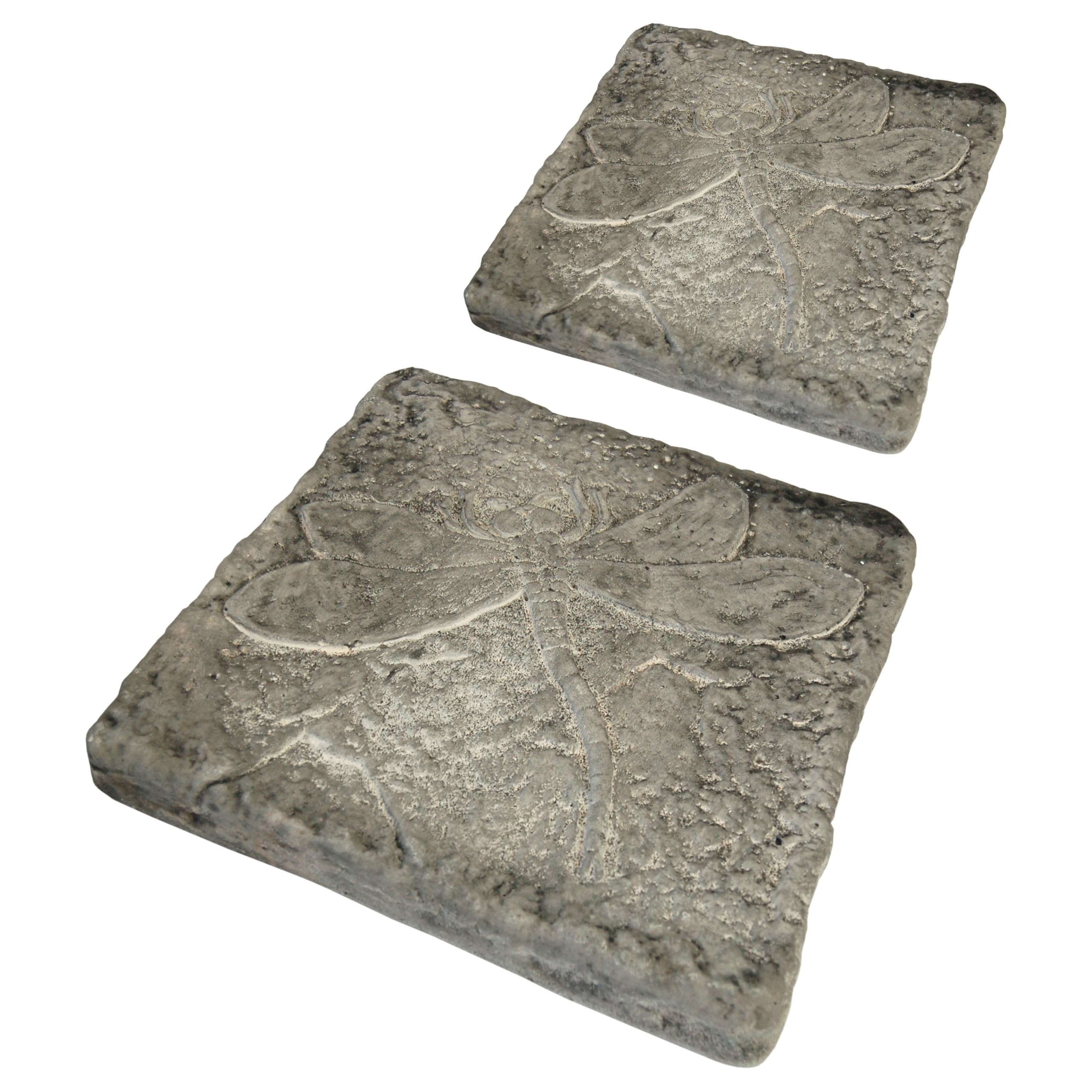 Amazon.com: BestNest Set of 2 Athens Pre-Aged Dragonfly Stepping
