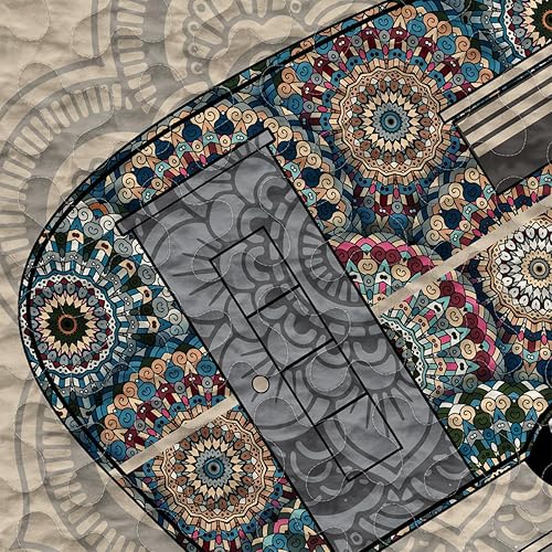 Miniatura 3 de Happy Camping Camper - Juego de edredón vintage de clase A para niñas y mujeres, manta y fundas de almohada, juego de ropa de cama y funda de