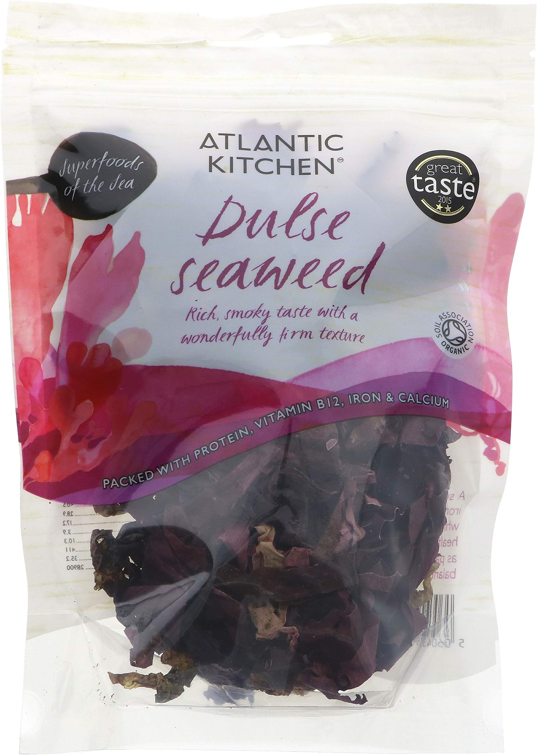 Atlantic Kitchen Dulse Organic Seaweed 40 g (Pack of 6)