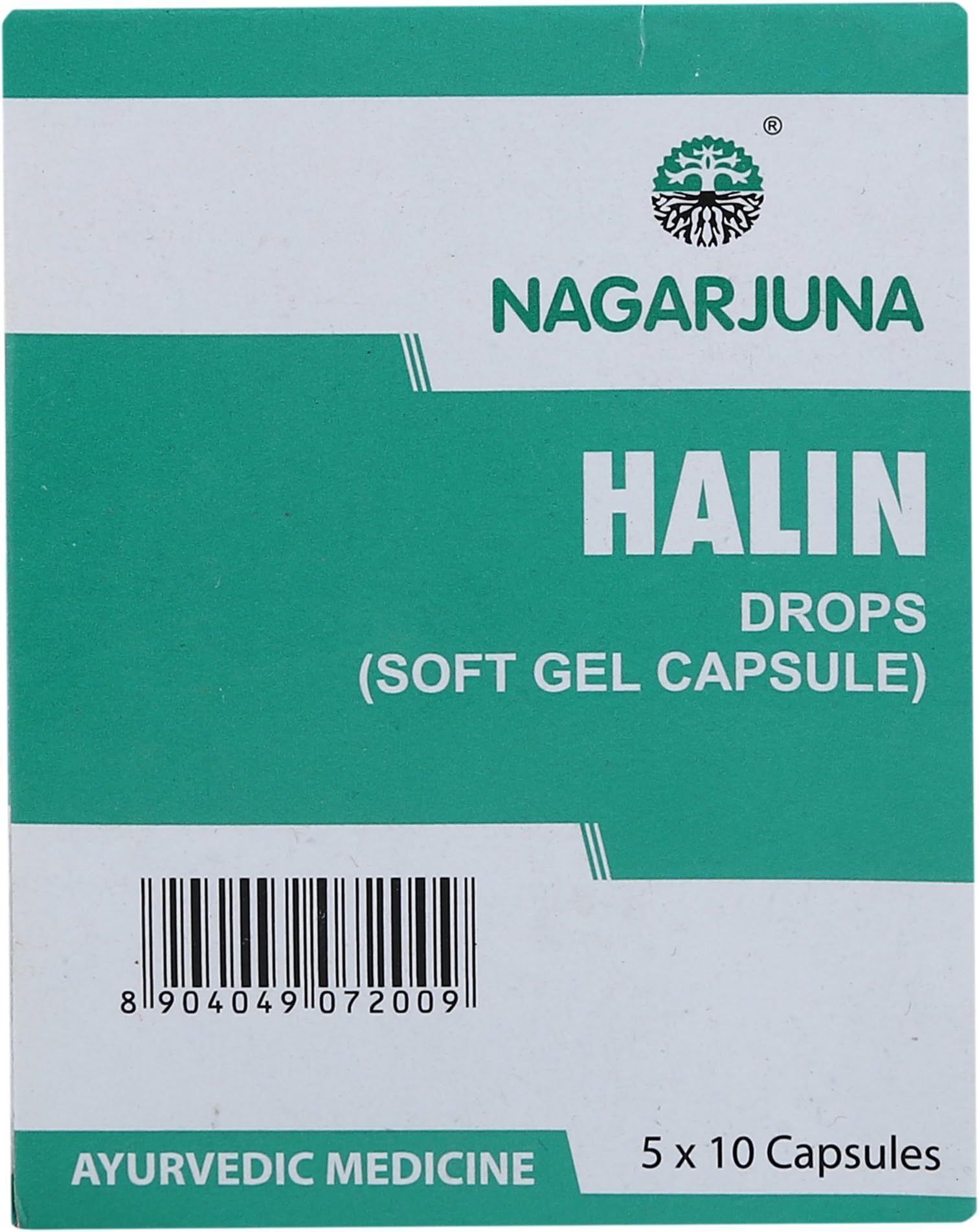 NAGARJUNA Halin Drops with Free Pachak Methi, Multi, Standard, 50 Count