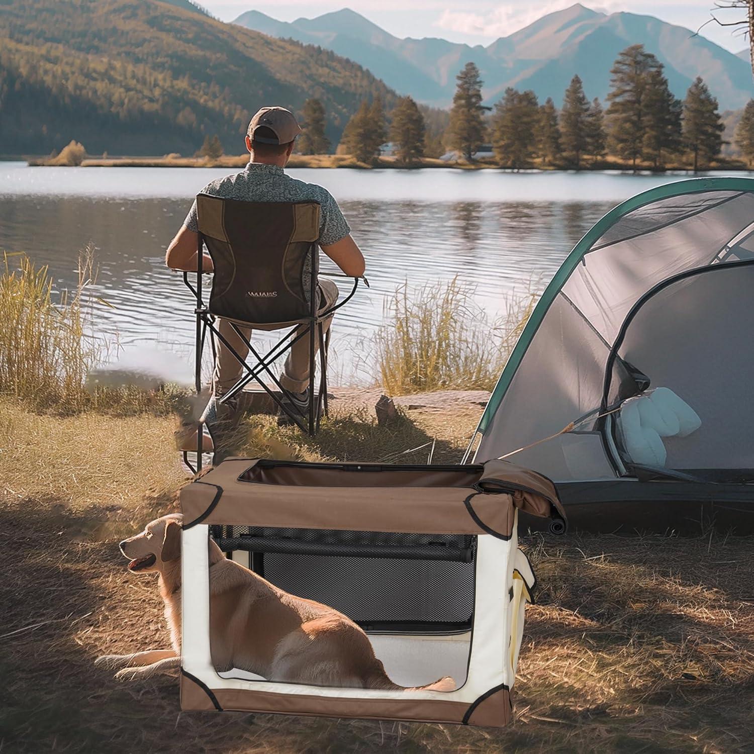 Ultimate Comfort for Your Pup: Review of the 42" Foldable Portable Dog Crate